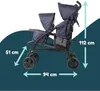 BAMBISOL Doppelstock-Kinderwagen – 6–36 Monate für den Produktbild-Vorschau 4