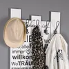 Porte-manteau mural Porte-manteau moderne blanc rustique Voir les images du produit 5