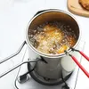 Nerezový hrnec na smažení s filtrem a košem úspora oleje Náhled obrázku produktu 4