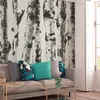 Selbstklebende Folie Fototapete - Stately Birches - First Produktbild-Vorschau 2
