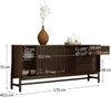Sideboard ADAMO 175 cm aus Massivholz, Nussbaum Finish - Produktbild-Vorschau 5