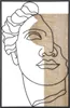 Mauro Ferretti MDF-Wandpaneel David 50 x 2 x 80, natur, Produktbild-Vorschau 1