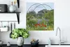 MuchoWow® Poster Monets Haus mit bunten Blumen im Garten in Produktbild-Vorschau 3