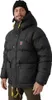 A man wearing a black puffer jacket and a black beanie. Produktbild-Vorschau