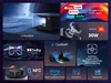 Collage of marketing images showcasing features of a projector. Náhled obrázku produktu