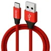 1m nylon USB-C cavo di ricarica veloce cavo dati telefono Anteprima dell’immagine prodotto 1