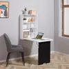 HOMCOM Wandtisch Klappbar Wandklapptisch Klappschreibtisch Produktbild-Vorschau 2