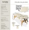 Table de massage Pliante 2 Zones 7,5 cm d'épaisseur - beige Voir les images du produit 6