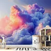 Vlies Fototapete - Clouds Like Painted: Artistic Brushes of Produktbild-Vorschau 1