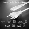 deleyCON 2m Netzkabel Stromkabel Strom Kabel Stecker Typ C Produktbild-Vorschau 6
