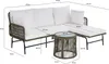 Gartenmöbel Set Lounge Rope Sitzgruppe Seil-Optik Produktbild-Vorschau 2