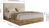 MKS MEBLE Boxspringbett WOOD CLASSIC, Komplett Set mit Produktbild-Vorschau 7