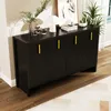 MODFU Kommode Sideboard mit 4 Türen, Schrank Buffet für Produktbild-Vorschau 4