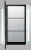 Zrkadlová skrinka s osvetlením Talos Black Linea 60x70cm - Voir les images du produit 3