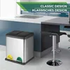 Jago® Abfallbehälter – 16/24/45/60 Liter - 2 oder 3 fächer, Produktbild-Vorschau 5