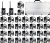 A collection of wireless tour guide system components and a charging case are laid out on a white background. Náhľad obrázku produktu