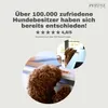 Marketing image with text and images of a dog. Produktbild-Vorschau