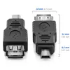 deleyCON Mini USB Adapter - Mini USB B-Stecker zu USB Produktbild-Vorschau 4