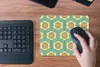 MuchoWow® Mauspad Mousepad Sonnenblume - Muster - Zahnräder Produktbild-Vorschau 4