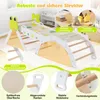 Set di 3 strutture per arrampicata indoor COSTWAY, Anteprima dell’immagine prodotto 8