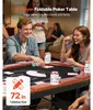 Tavolo pieghevole da poker SucceBuy per 8 giocatori (183 Anteprima dell’immagine prodotto 2