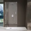 doporro Duschwand Walk-In Dusche Duschtrennwand 90x70cm mit Produktbild-Vorschau 1