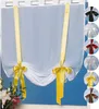 Raffgardine mit Schlaufen, Größe: 120x160cm, Farbe: Gelb Produktbild-Vorschau 2