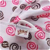 XKKO BMB Bambusová plenka Spirals&Bubbles 70x70 - Magenta Náhled obrázku produktu 2