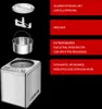 Die Unold Eismaschine Profi Plus 2,5 L präsentiert sich in Silber mit transparentem Deckel, Mixer un Produktbild-Vorschau