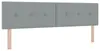 vidaXL Lit boxspring avec matelas gris clair 180 x 200 cm Voir les images du produit 4