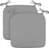 Two gray seat cushions are shown from a slightly elevated angle against a white background. Produktbild-Vorschau