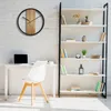 Horloge murale grande sans tic-tac LOFT OVAL métal noir 3D Voir les images du produit 6