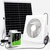 22W Solarpanel Solar Ventilator Abluftventilat mit Timer & Produktbild-Vorschau 1