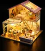 Puppenhaus Miniatur DIY Holz Puppenhaus Kit mit Moebeln mit Produktbild-Vorschau 6