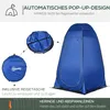 Outsunny Pop up Duschzelt Toilettenzelt Camping Produktbild-Vorschau 4