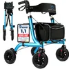 Safe Age Rollator: Leicht und faltbar – mit Sitzfunktion – Produktbild-Vorschau 1