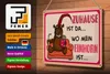Blechschild Spruch 30x20cm Zuhause ist da wo mein Einhorn Produktbild-Vorschau 3