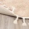 Volero - Teppich Hochflor Rund - Lofty Fringe Beige - Ø 100 Produktbild-Vorschau 4