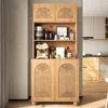 Meuble haut Merax avec portes en treillis, vitrine, design Voir les images du produit 10
