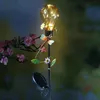 LED Solar Gartenstecker Glühbirne mit Libelle - 5 warmweiße Produktbild-Vorschau 5