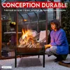 MOODZ Outdoor Living Brasero 100 cm - Brasero Exterieur - Voir les images du produit 16