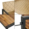 A collage of close-up shots of a furniture set, showing different materials and construction details. Produktbild-Vorschau