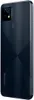 The back of a black Realme C21 smartphone is shown in a diagonal view. Produktbild-Vorschau