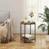 WOLTU Couchtisch rund, Abnehmbarer Tischplatte, aus MDF Produktbild-Vorschau 2