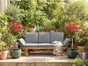 Gartenbank GARDEN PLACE Ida 3-Sitzer grau, mit Gestell aus Produktbild-Vorschau 3