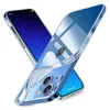 A clear protective case for an Apple iPhone 15 Plus is shown, with the phone partially visible inside. Náhled obrázku produktu