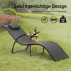 SoBuy Lehátko Skládací zahradní lehátko Relaxační křeslo s Náhled obrázku produktu 7