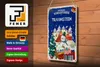 Blechschild Weihnachtsgrüße TRAUNSTEIN  20x30cm Produktbild-Vorschau 3