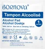 1000 unités – Tampons alcoolisés BORNOVA 3×6 cm – Lingettes Voir les images du produit 2