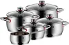WMF Set de 5 casseroles Quality One avec couvercle en verre Voir les images du produit 2